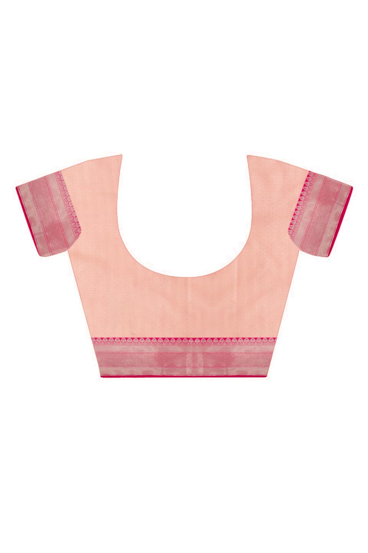 Chandrakala Banarasi Saree for Women with Unstitched Blouse Piece Indian Wear (1421) - Image 6